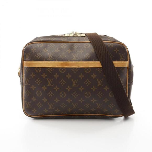 LOUIS VUITTON Brown Monogram Leather Shoulder Bag - Picture 1 of 12